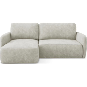 makamii Кремав шенилов разтегателен ъглов диван с място за съхранение (ляв ъгъл) Lilo - Makamii (LILO_LCF_61_P1_C6)