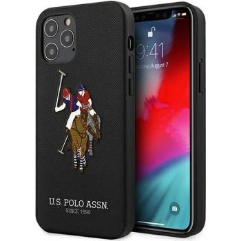 U. S. Polo Assn Калъф за телефон US Polo Polo Embroidery Collection за iPhone 12 Pro Max, черен (KXG0016500)