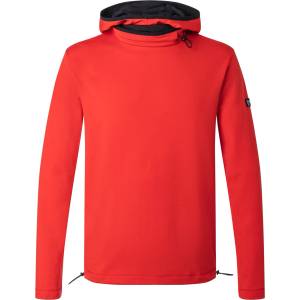 super. natural Мъжки вълнен пуловер super. natural Alpine Hooded II Hoodie - High Risk Red / Wren (005-4177-0813)