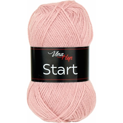 Pletací příze Vlna-Hep START 41066 starorůžová, klasická, 50g/150m