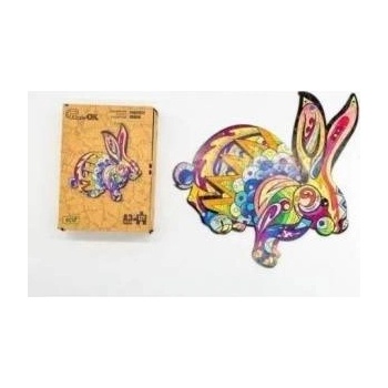 PuzzleOK Wooden puzzles eco 60 Fluffy rabbit A4