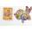 PuzzleOK Wooden puzzles eco 60 Fluffy rabbit A4