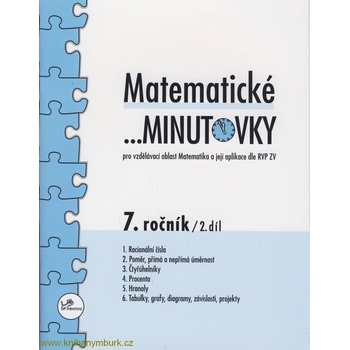 Matematické minutovky pro 7. ročník 2. díl - Hricz Miroslav