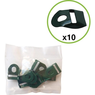 EKOfence Očko na prichytenie napináku ZnPVC zelená 10ks 4457