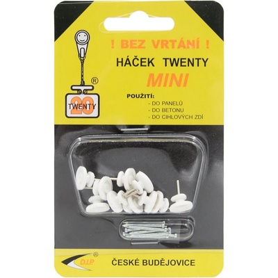 háček 10ks TWENTY MINI MO blistr