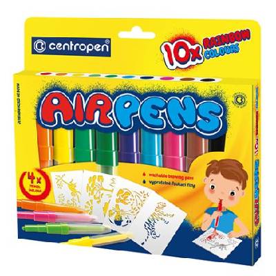 Fixy - fúkacie CENTROPEN 1500/10 Rainbow Colours