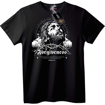 NOONEBRAND Тениска Прошка Матей 6: 14 - L, Black