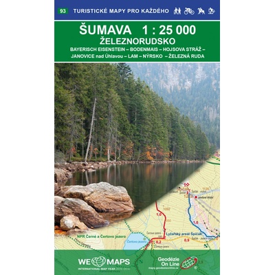 ŠUMAVA ŽELEZNORUDSKO 1 : 25 000
