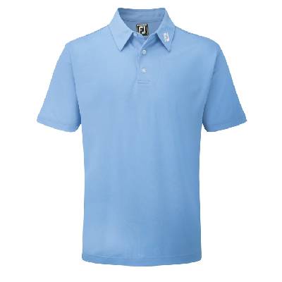Мъжка блуза с яка FootJoy Footjoy Solid Polo Shirt Mens - Light Blue