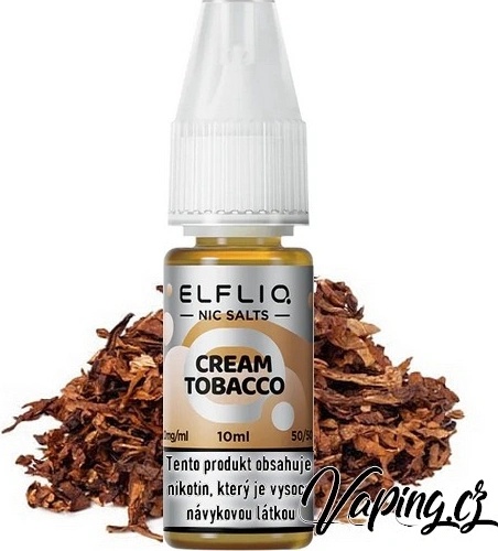 ELF LIQ Cream Tobacco 10 ml 20 mg od 170 Kč