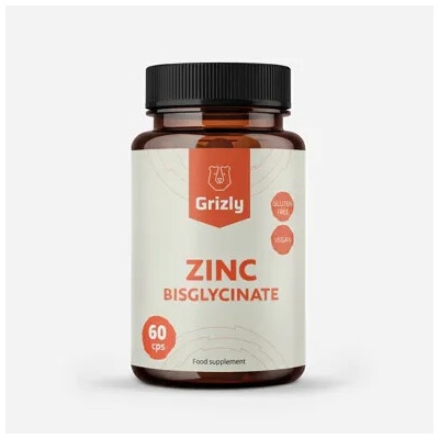 Grizly Zinek Bisglycinát 60 kapslí