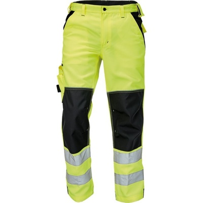 Cerva Knoxfield montérkové nohavice HI VIS žlté