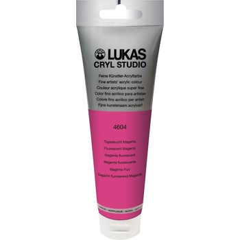 LUKAS Cryl Studio Plastic Tube АКРИЛНА боя Fluorescent Magenta 125 ml 1 бр (746040012)