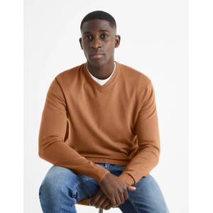 Celio Кафяв мъжки пуловер Celio Befirstv Celio | Kafyav | МЪЖЕ | S