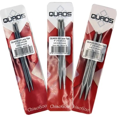 ChiaoGoo Jehlice Quads S 10Cm 3,25mm – Zboží Dáma