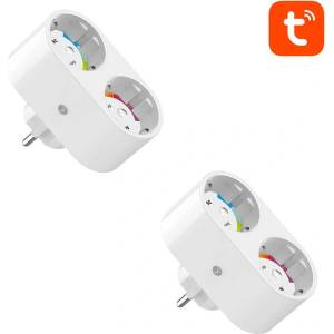 Gosund Двоен смарт контакт Gosund SP211 WiFi 3500W, Tuya 2 броя (SP211-2PACK)