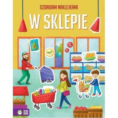 Zdobím nálepkami v obchode