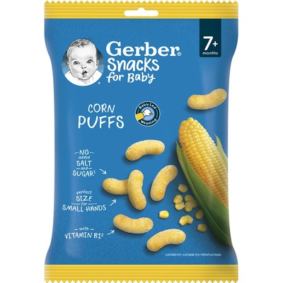 GERBER Snacks kukuričné chrumky 7+ 28 g