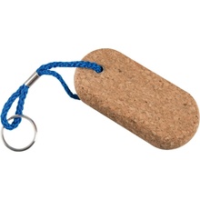 Prívesok na kľúče korek ovál