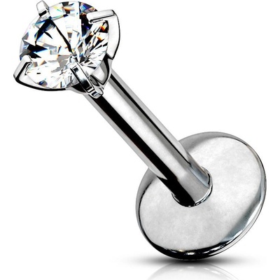 Šperky4U piercing do brady labreta titan tyčka TIT1037-12082