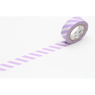 MT masking tape geometrická stripe lilac 2
