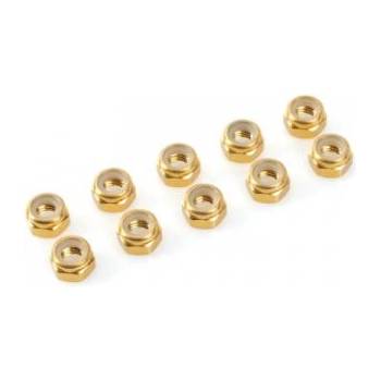 Revtec Самозаключваща се гайка m3 алуминий злато (10)