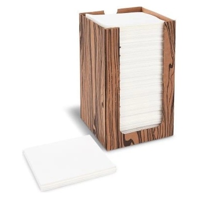 PAP-Airlaid Ubrousek FSC Mix PREMIUM bílý v boxu 100 ks 20x20cm
