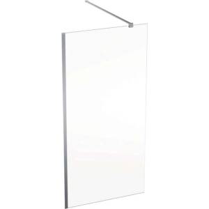 Geberit GEO - Душ кабина Walk-In, 100x200 см, сребристо/прозрачно стъкло 560.139. 00.2 (560.139.00.2)