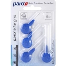 Paro 3Star Grip trojhranné mezizubní kartáčky 3,5 mm 4 ks