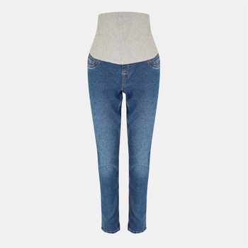 Mamalicious Дънки Mamalicious Women's Mom Jeans - Med Blue Denim