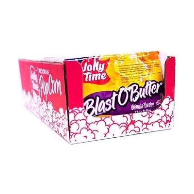 Jolly Time Blast O Butter popkorn s máslovou příchutí 100 g Celé Balení 18 ks