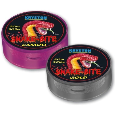 Kryston Šnúra Snake Bite Hnedá 20m 20lb
