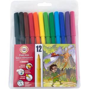 KOH-I-NOOR Флумастери koh-i-noor 12 цв