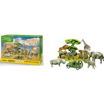 HM Studio 3D puzzle Africká divočina 69 ks