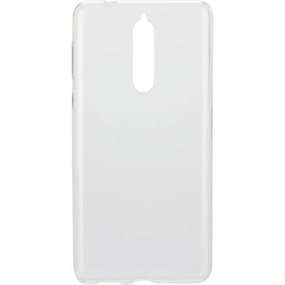 Forcell Силиконов Калъф за Nokia 8, Back 0.5mm Case, Прозрачен (5901737853875)