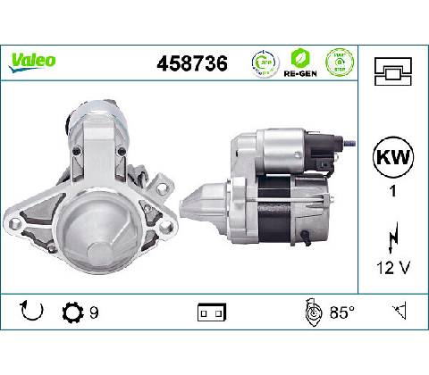 Štartér VALEO 458736