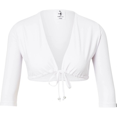 VIERVIER Тениска 'Milla' бяло, размер 42