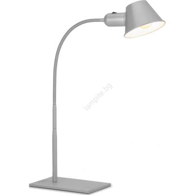 Briloner - Настолна лампа 1xE27/10W/230V матов хром (BL2050)