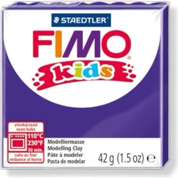 FIMO Глина, 42 g, горима, FIMO "Kids", лилава 8030-6 (8030-6)