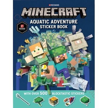 Minecraft Aquatic Adventure Sticker Book