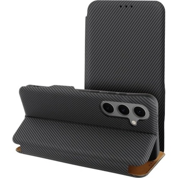 Samsung Страничен калъф тип тефтер FOLIO Side Magnet за Samsung S25 Ultra, Grey