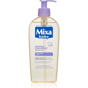 Mixa Panthenol Comfort успокояващо почистващо масло за коса и кожа, склонна към атопичен дерматит 250ml