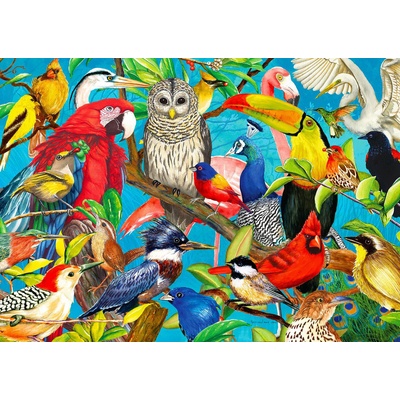 Enjoy - Puzzle Feathered Frenzy - 1 000 piese