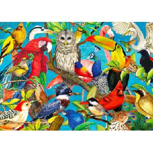 Enjoy - Puzzle Feathered Frenzy - 1 000 piese