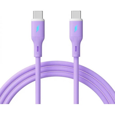 Akyga AK-USB-70 USB-C ® zástrčka USB-C ® zástrčka 1m fialový