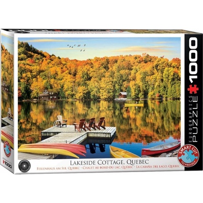 Eurographics Chata u jezera Quebec 1000 dielov