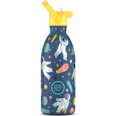 Dětská nerezová termolahev COOL BOTTLES Kids Galactic Ride třívrstvá 500 ml
