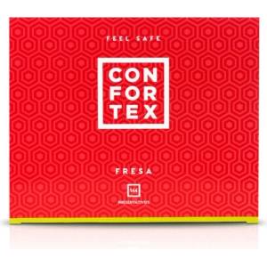 Confortex 144 бр. Ароматни презервативи Confortex Fresa ягода