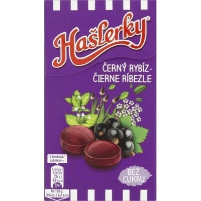 Hašlierky cukríky čierne ríbezle 35 g