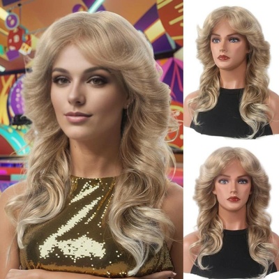 STfantasy Blond vlnitá paruka